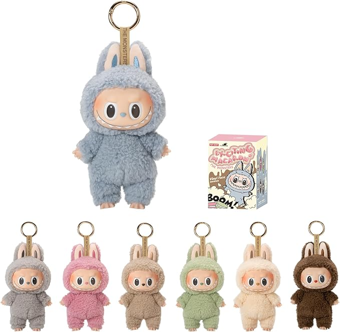 Labubu The Monsters - Tasty Macarons Vinyl Face Blind Box, Random Design Action Figures